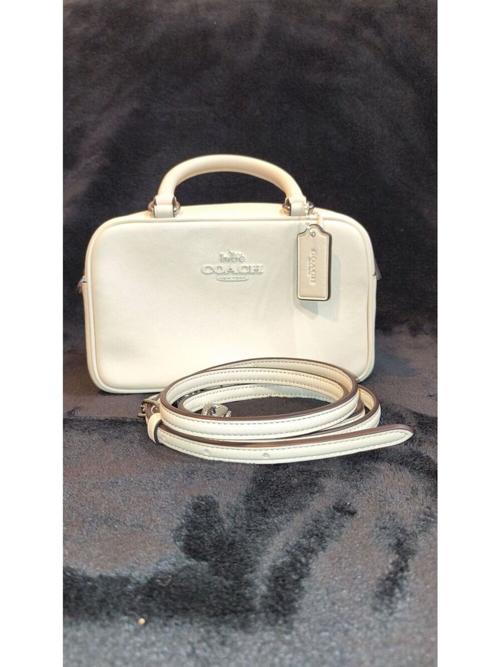 14. NWT Coach Satchal Crossbody Chalk